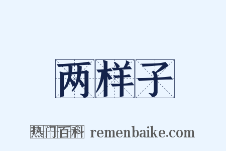 两样子是什么意思的图片